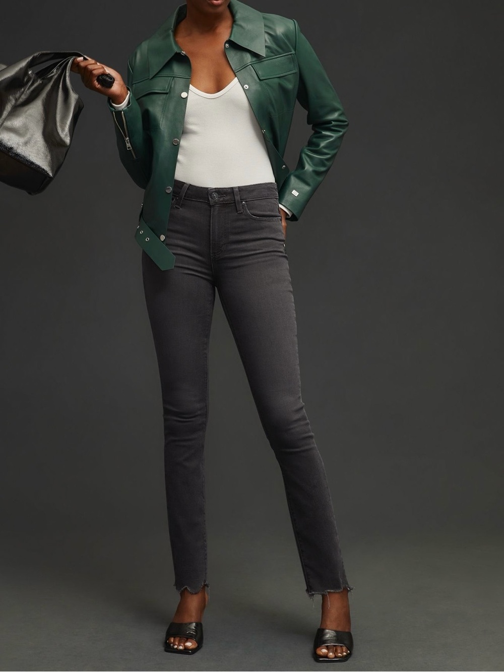 Paige Hoxton Mid-Rise Skinny Jeans